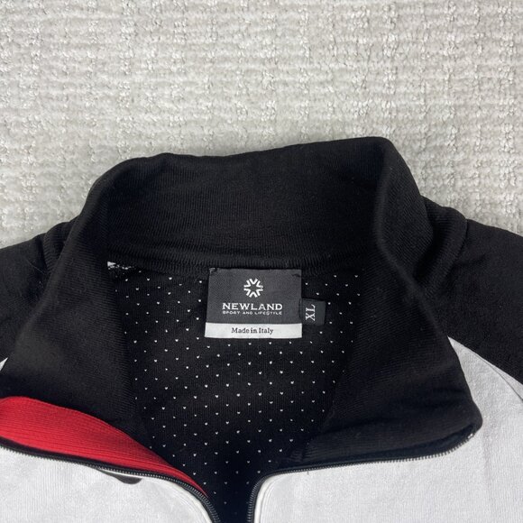 NEWLAND Sweater 1/4 Zip Ski Base Layer Made In ITALY Black Womens Sz XL Read* - Picture 7 of 16